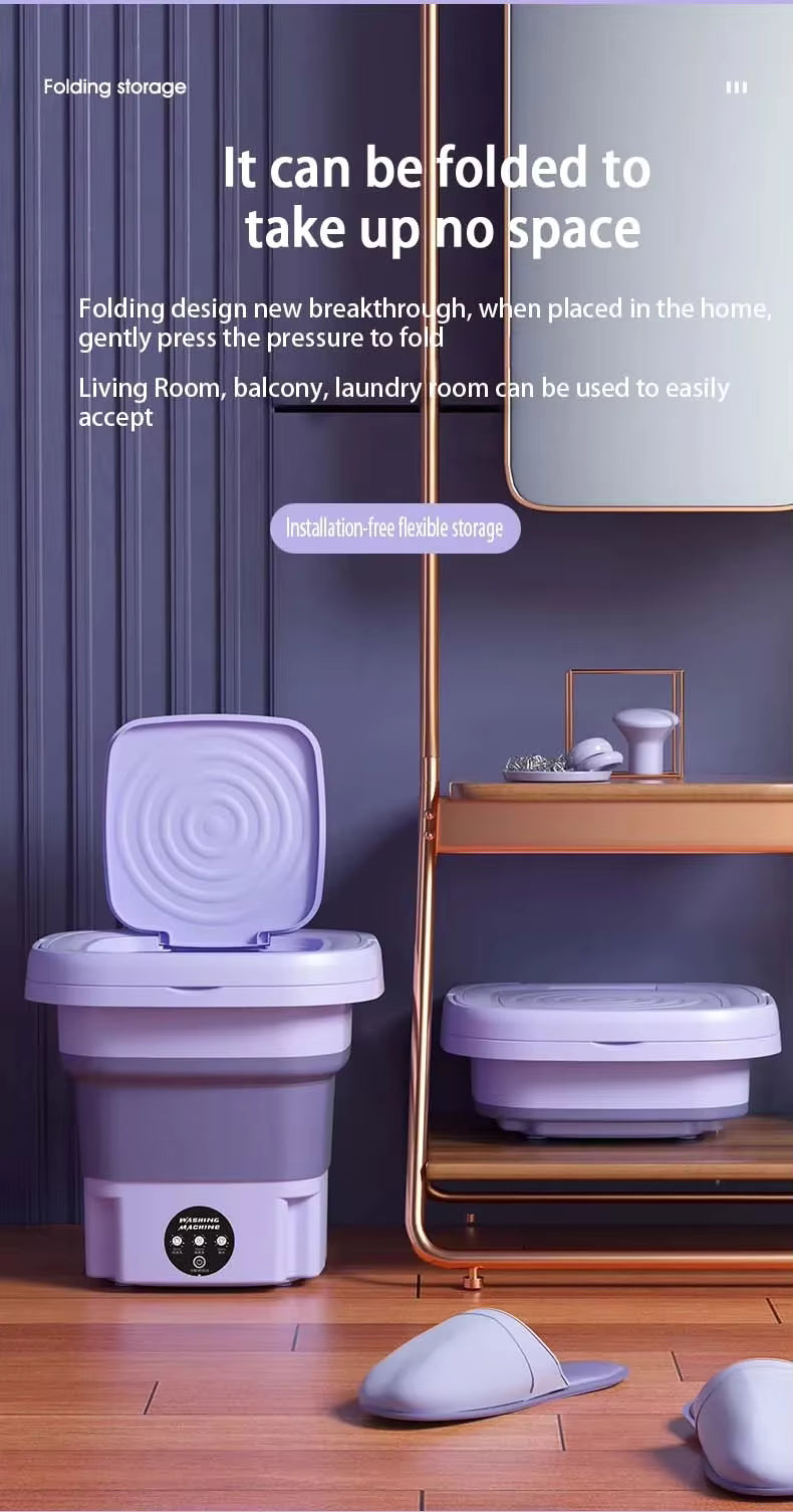 Foldable Mini Laundry Machine